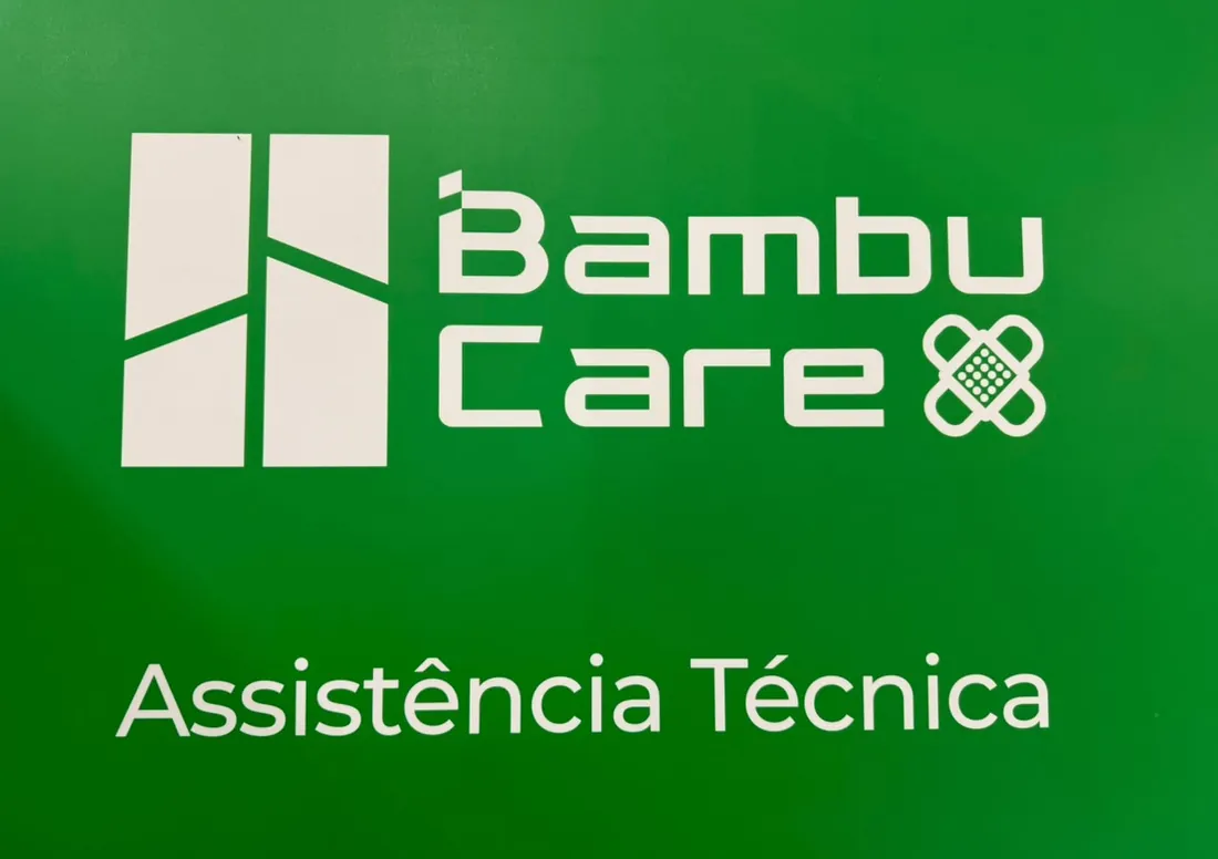 Área Bambu Care · Assistência Técnica na loja da TueLá 3D, no Tatuapé